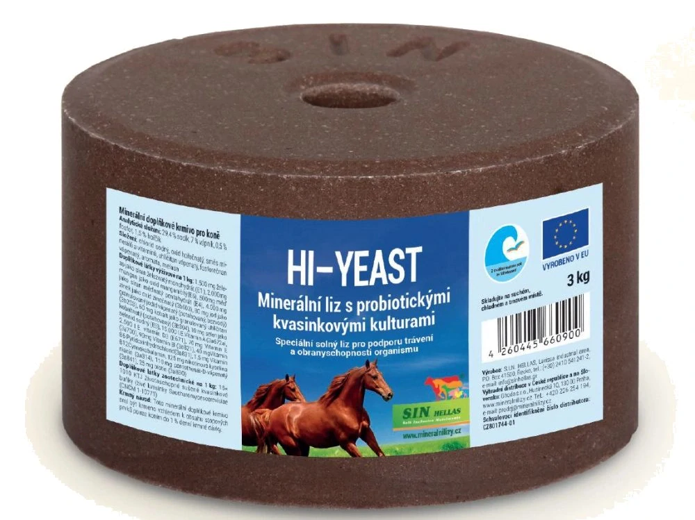 Probiotic hi yeast, minerálny probiotický liz so živými kvasinkovými kultúrami