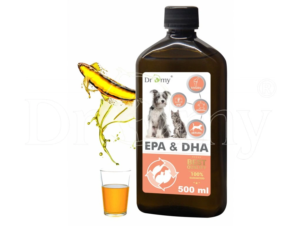 Dromy Omega 3 EPA & DHA olej 500 ml