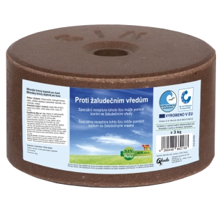 Minerálny liz z morskej soli Proti žalúdočným vredom koní (Balenie 3 kg)