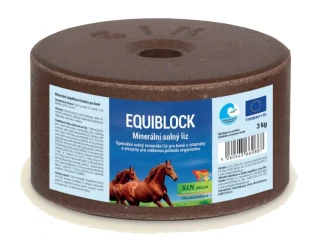 Equiblok – minerálny soľný liz pre kone 3 kg, SIN Hellas